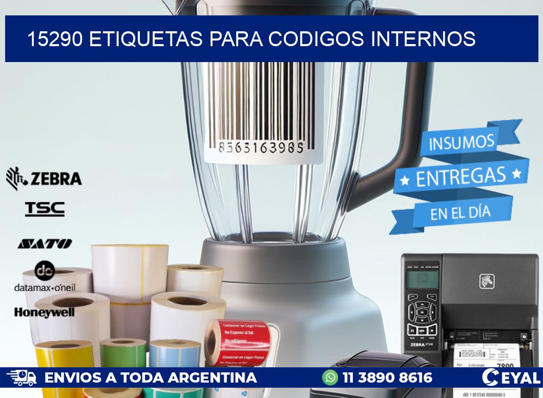 15290 ETIQUETAS PARA CODIGOS INTERNOS