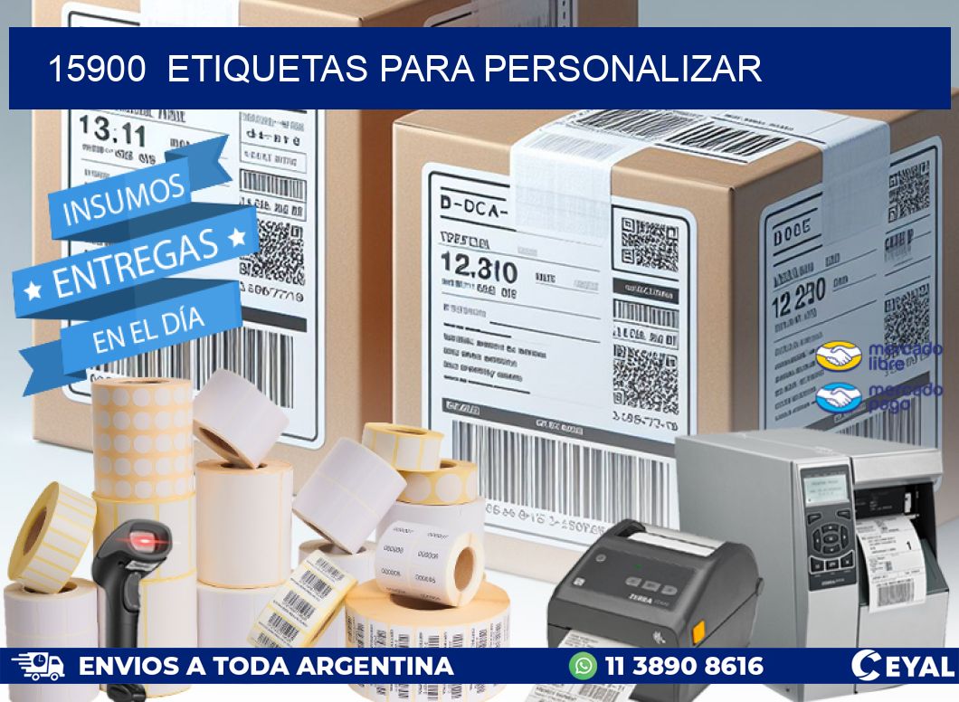 15900  ETIQUETAS PARA PERSONALIZAR