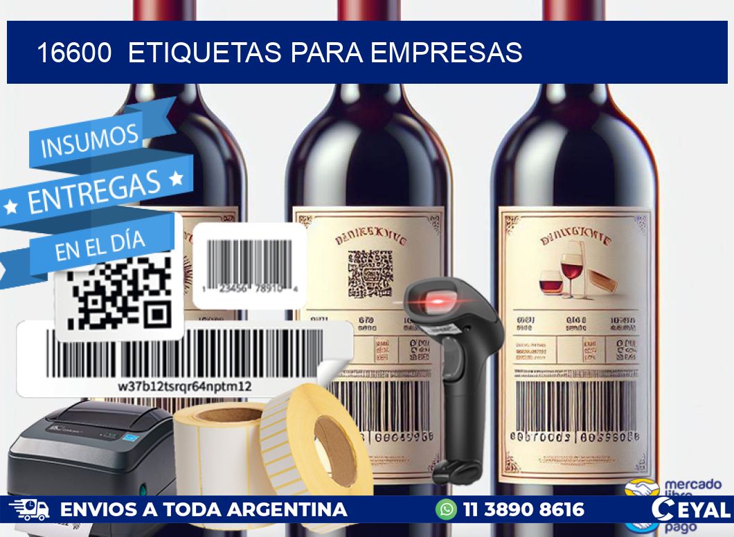 16600  ETIQUETAS PARA EMPRESAS