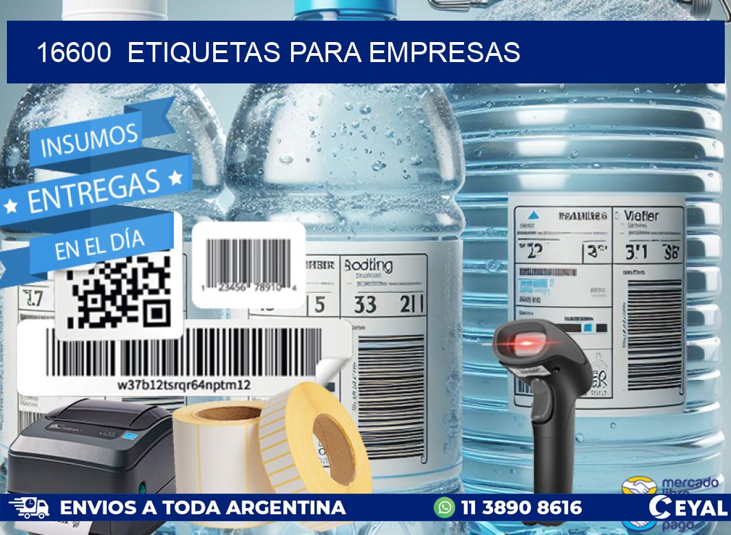 16600  ETIQUETAS PARA EMPRESAS