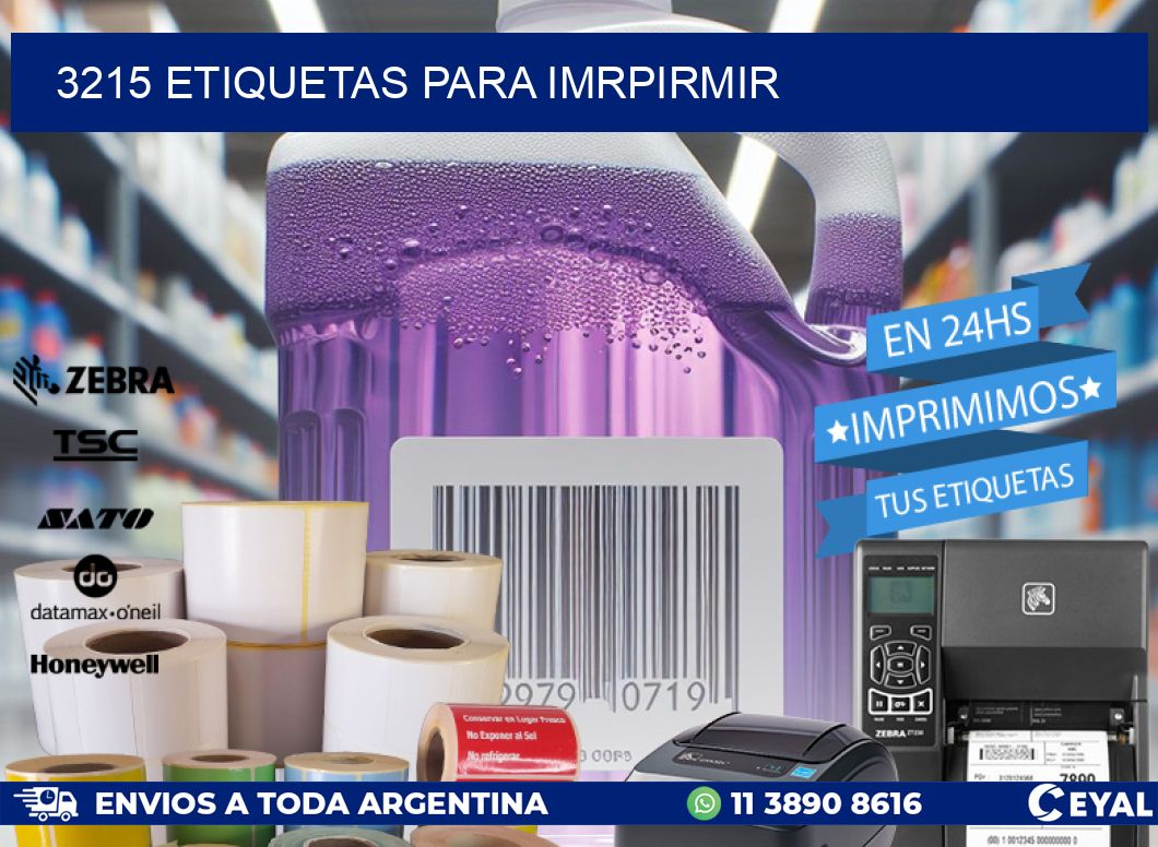 3215 ETIQUETAS PARA IMRPIRMIR
