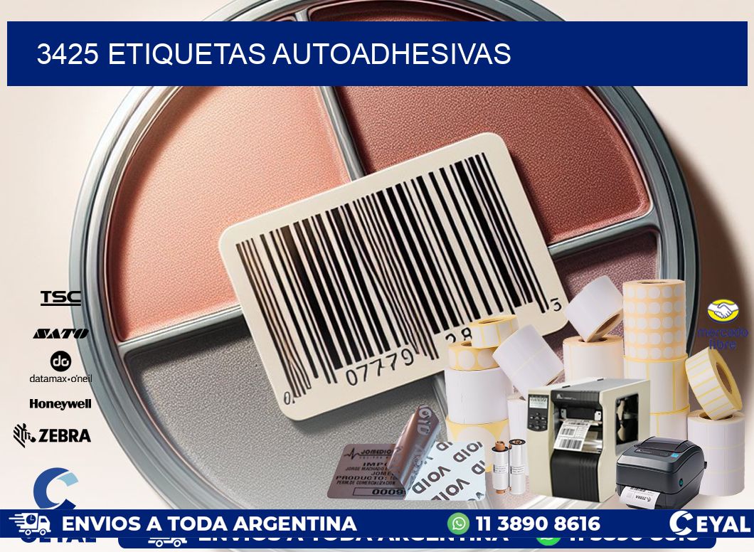3425 ETIQUETAS AUTOADHESIVAS