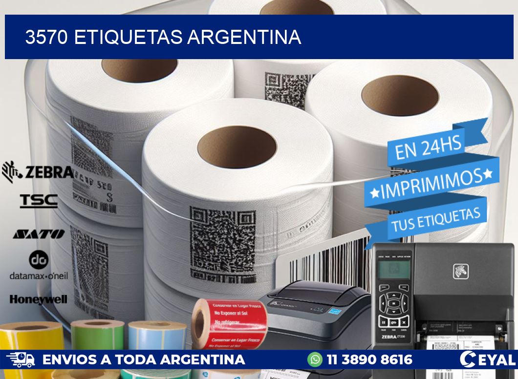 3570 ETIQUETAS ARGENTINA