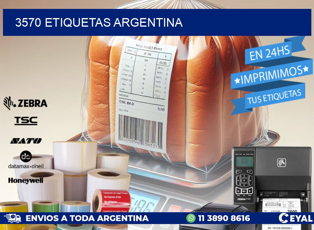 3570 ETIQUETAS ARGENTINA