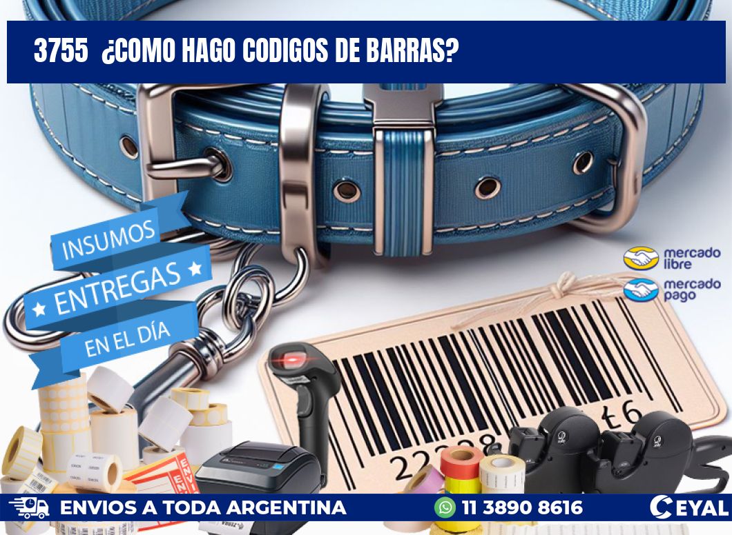 3755 ¿COMO HAGO CODIGOS DE BARRAS?