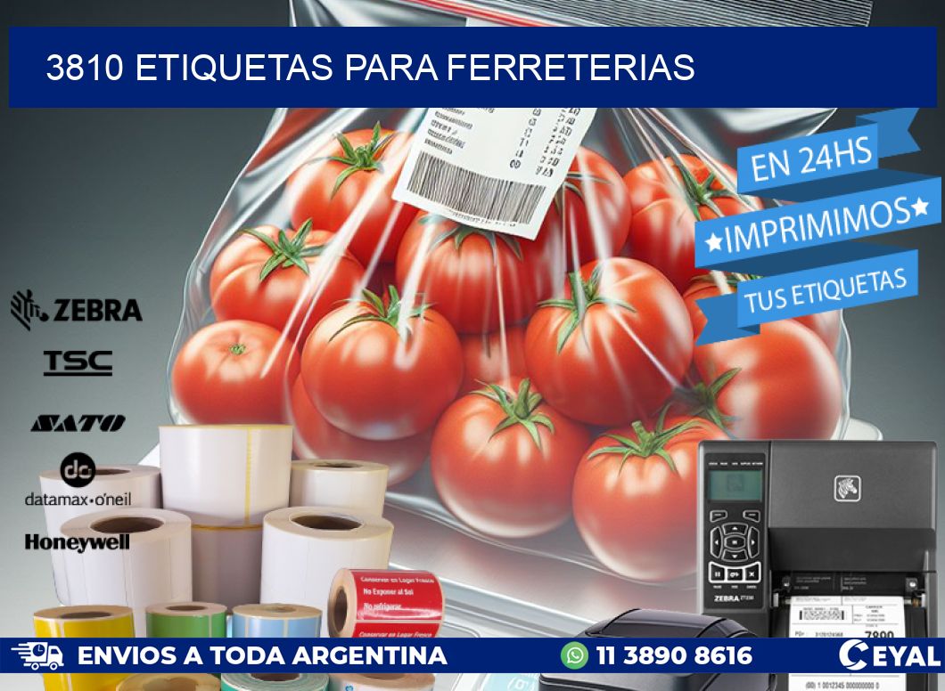 3810 ETIQUETAS PARA FERRETERIAS