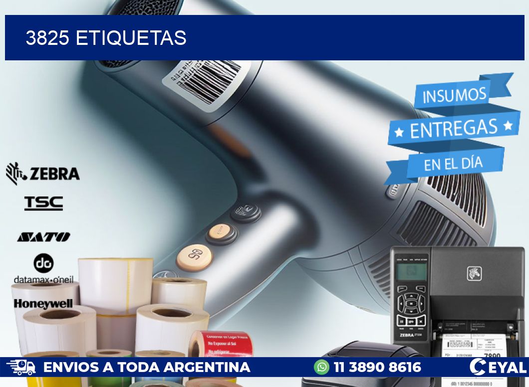 3825 ETIQUETAS