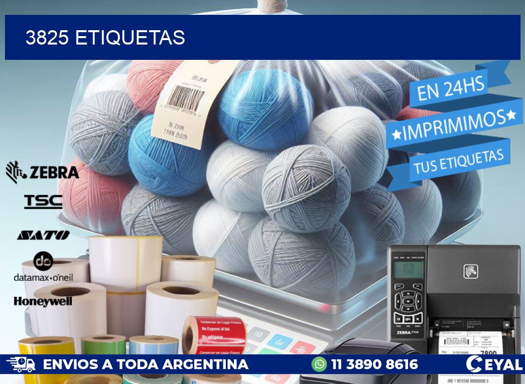 3825 ETIQUETAS