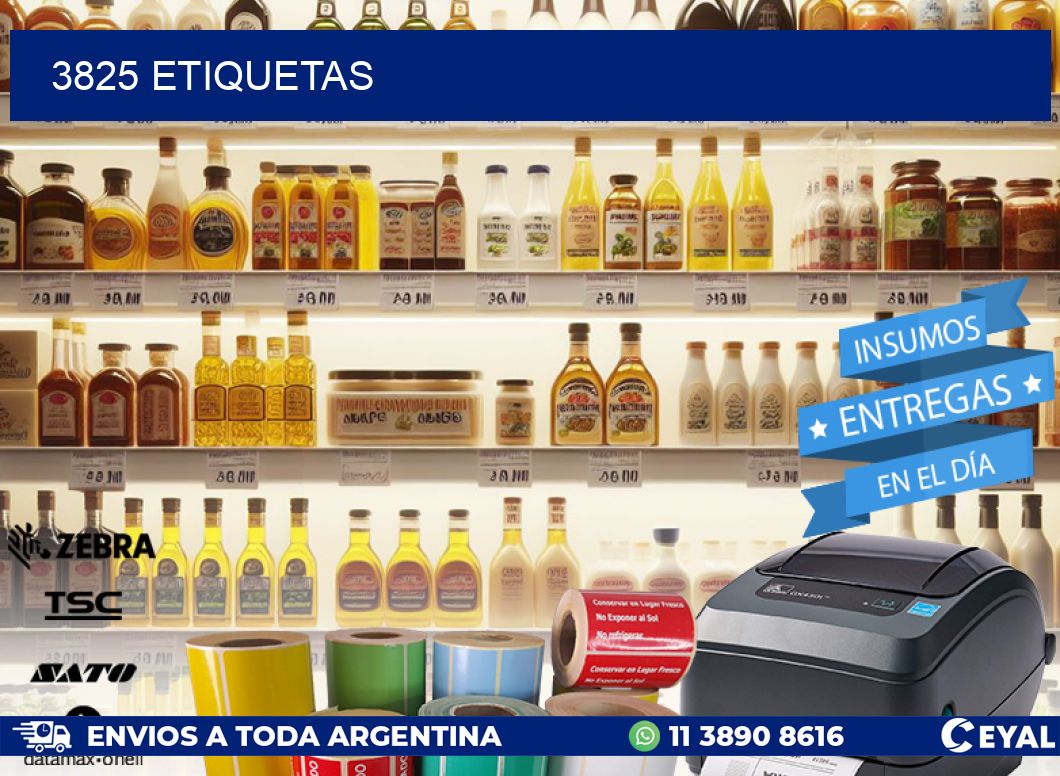 3825 ETIQUETAS