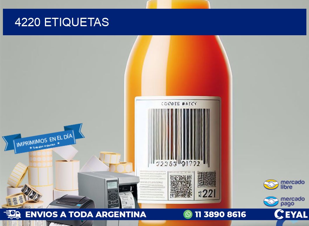4220 ETIQUETAS