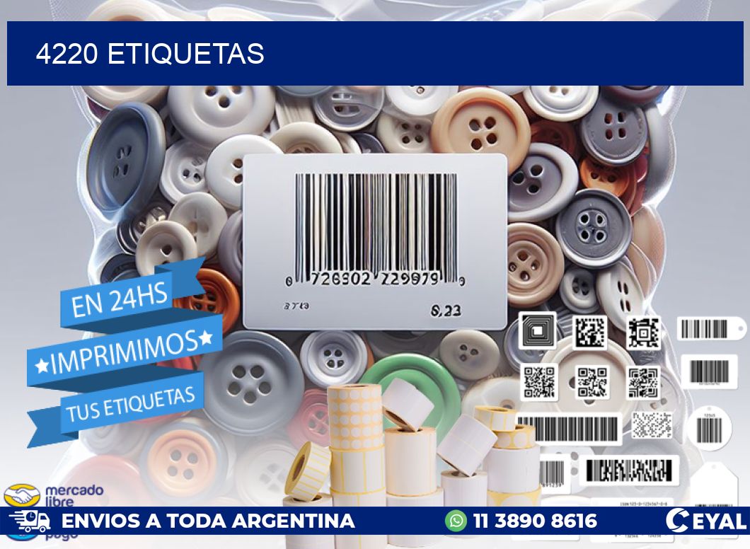 4220 ETIQUETAS