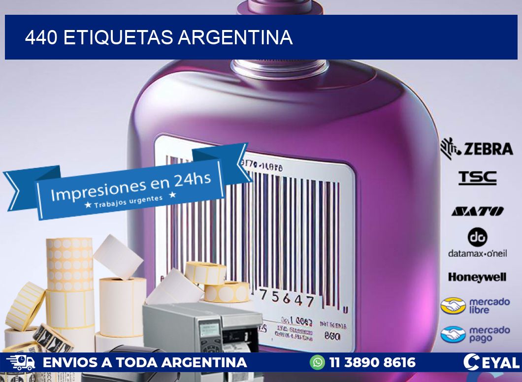 440 ETIQUETAS ARGENTINA