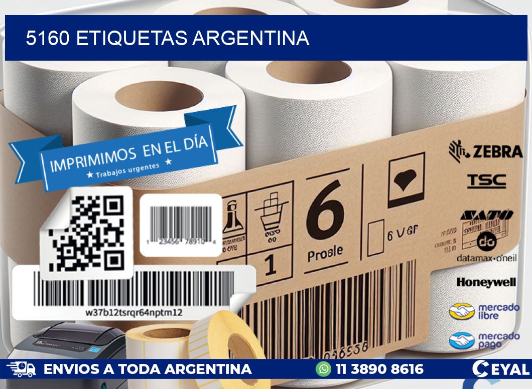 5160 ETIQUETAS ARGENTINA