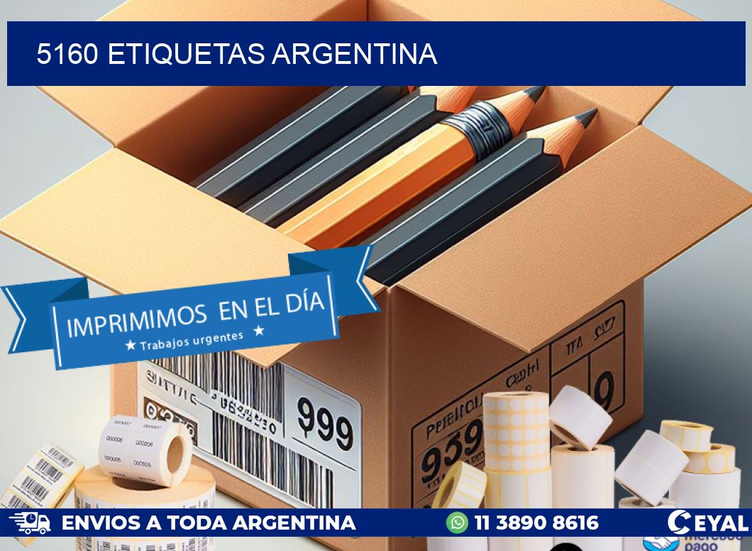 5160 ETIQUETAS ARGENTINA
