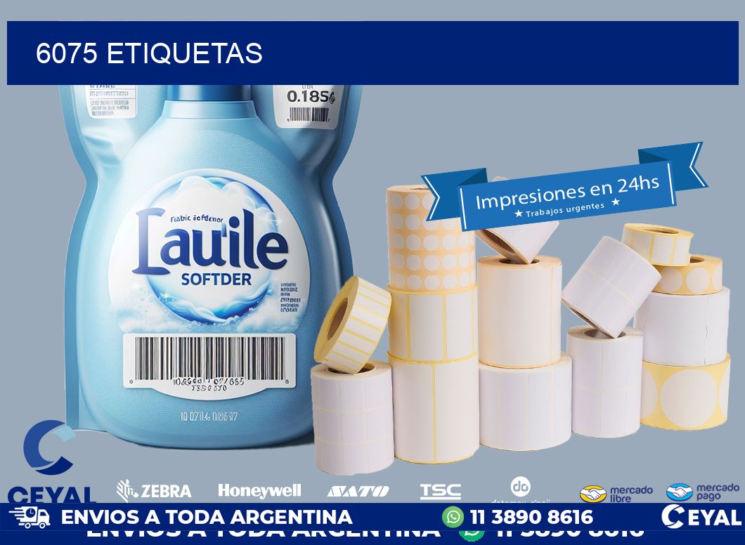 6075 ETIQUETAS