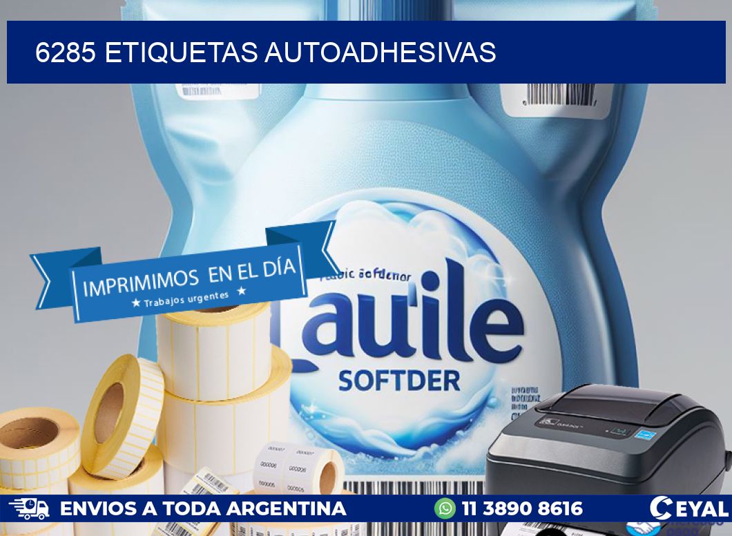 6285 ETIQUETAS AUTOADHESIVAS