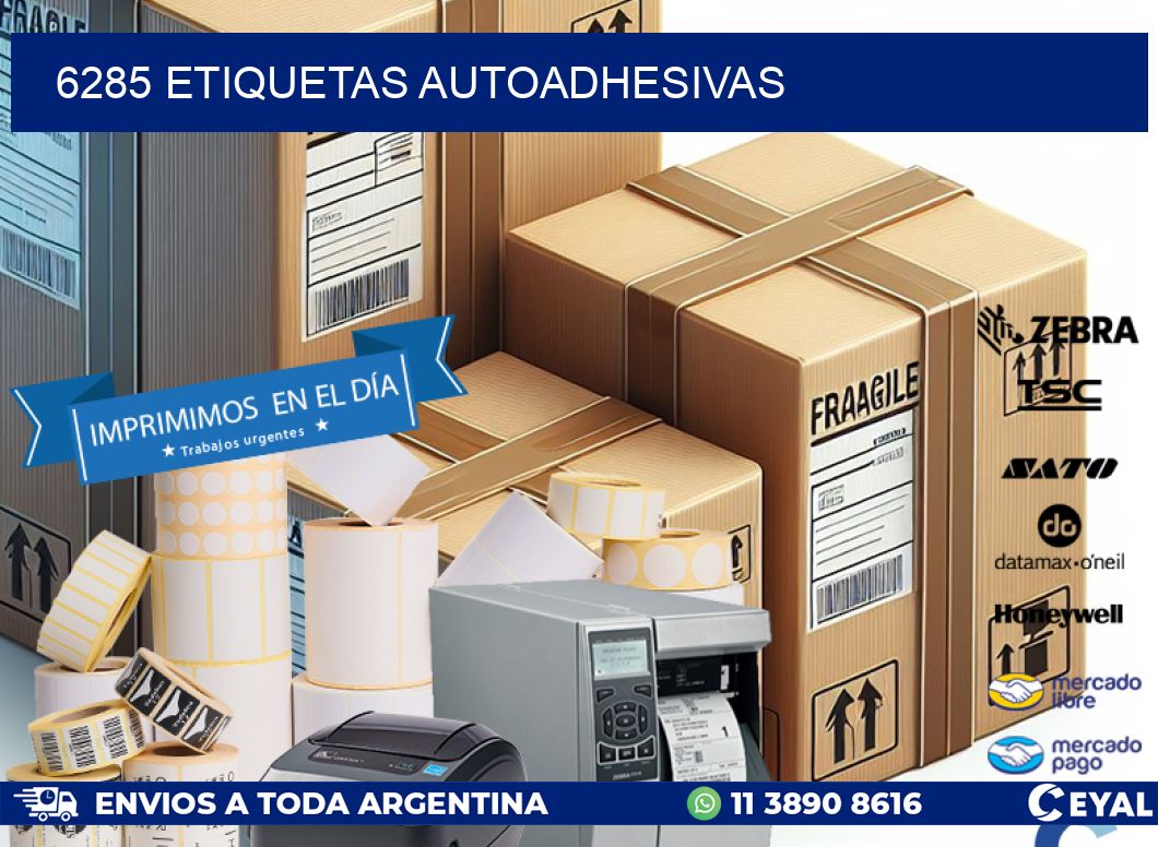 6285 ETIQUETAS AUTOADHESIVAS