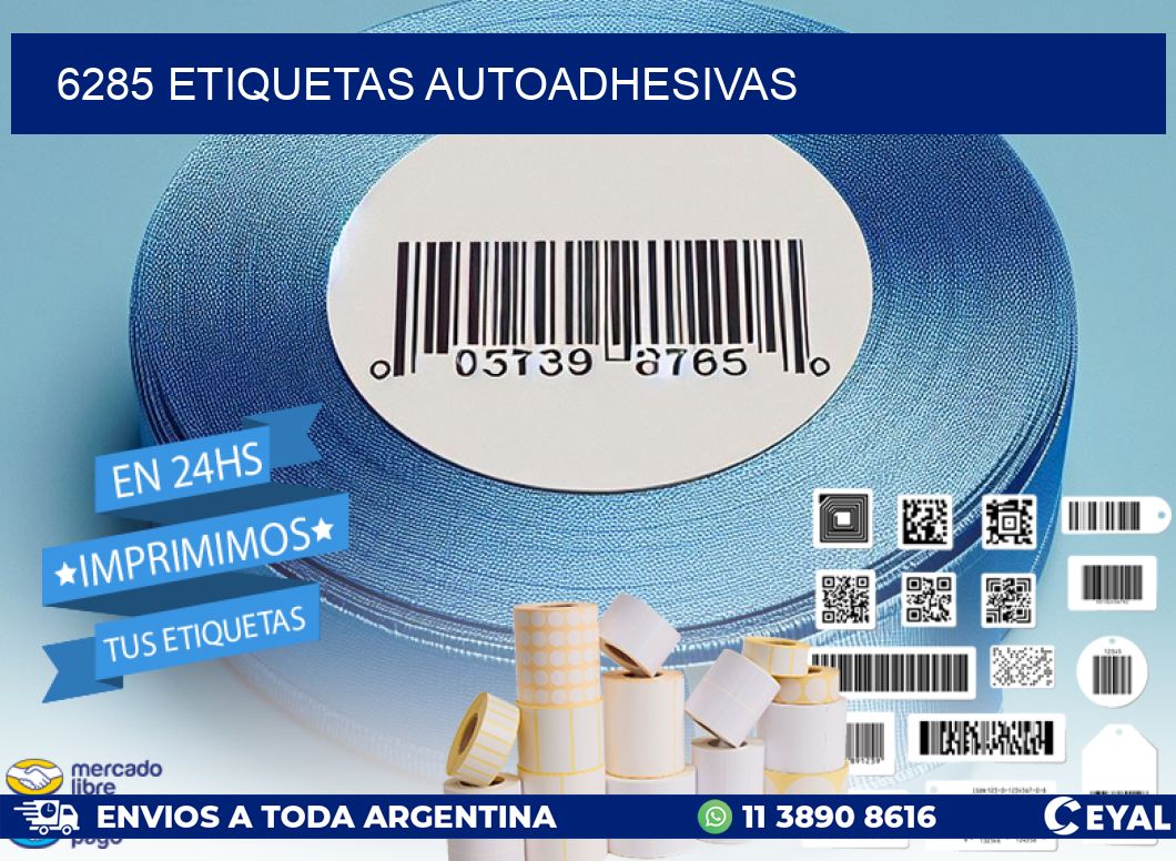 6285 ETIQUETAS AUTOADHESIVAS