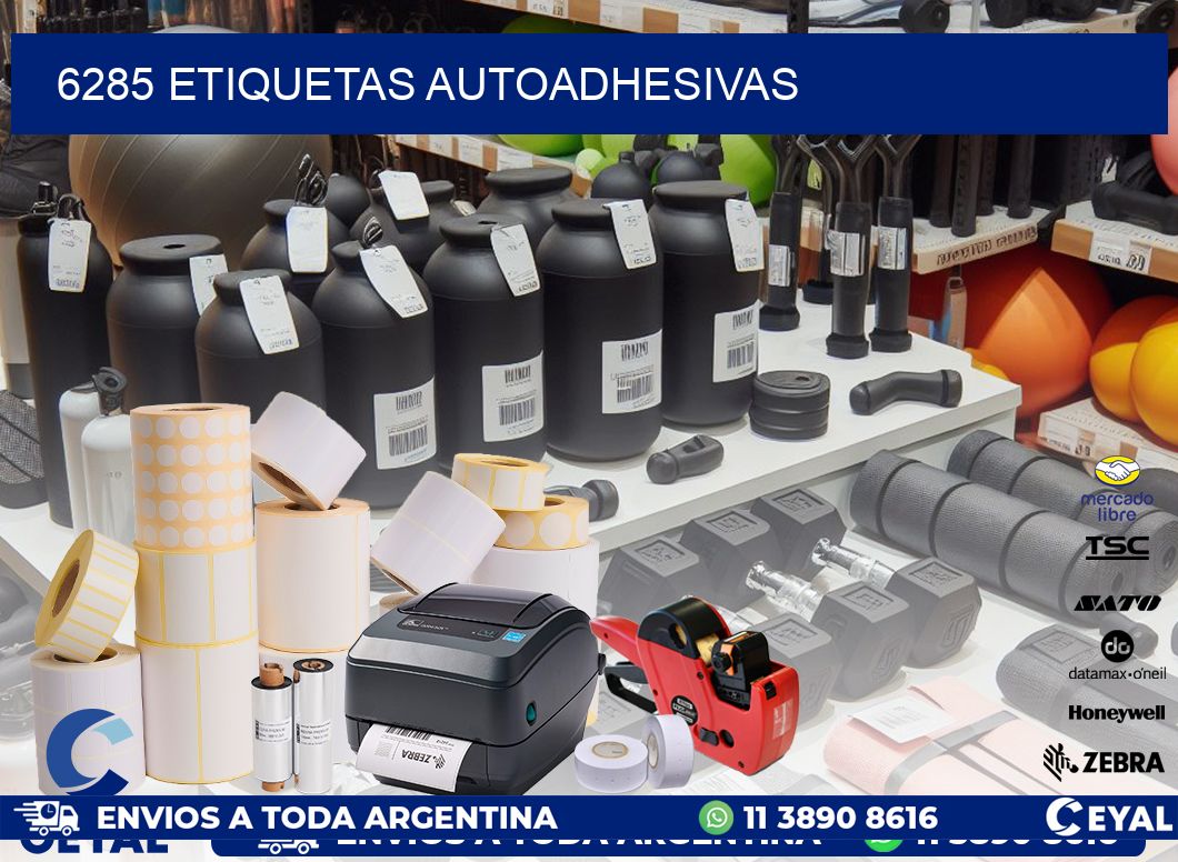 6285 ETIQUETAS AUTOADHESIVAS