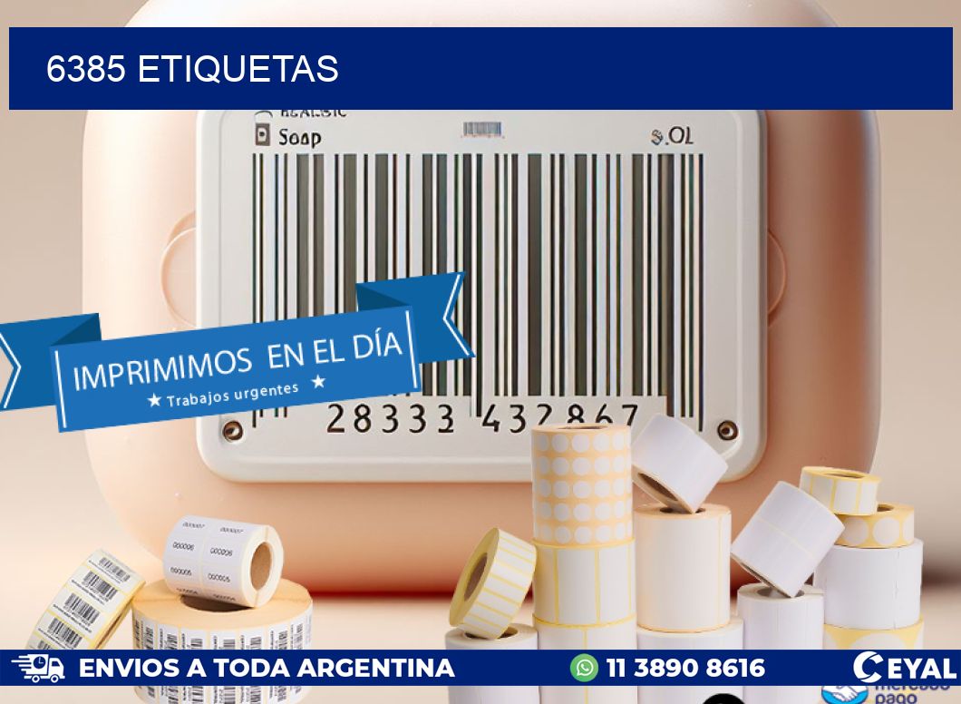 6385 ETIQUETAS