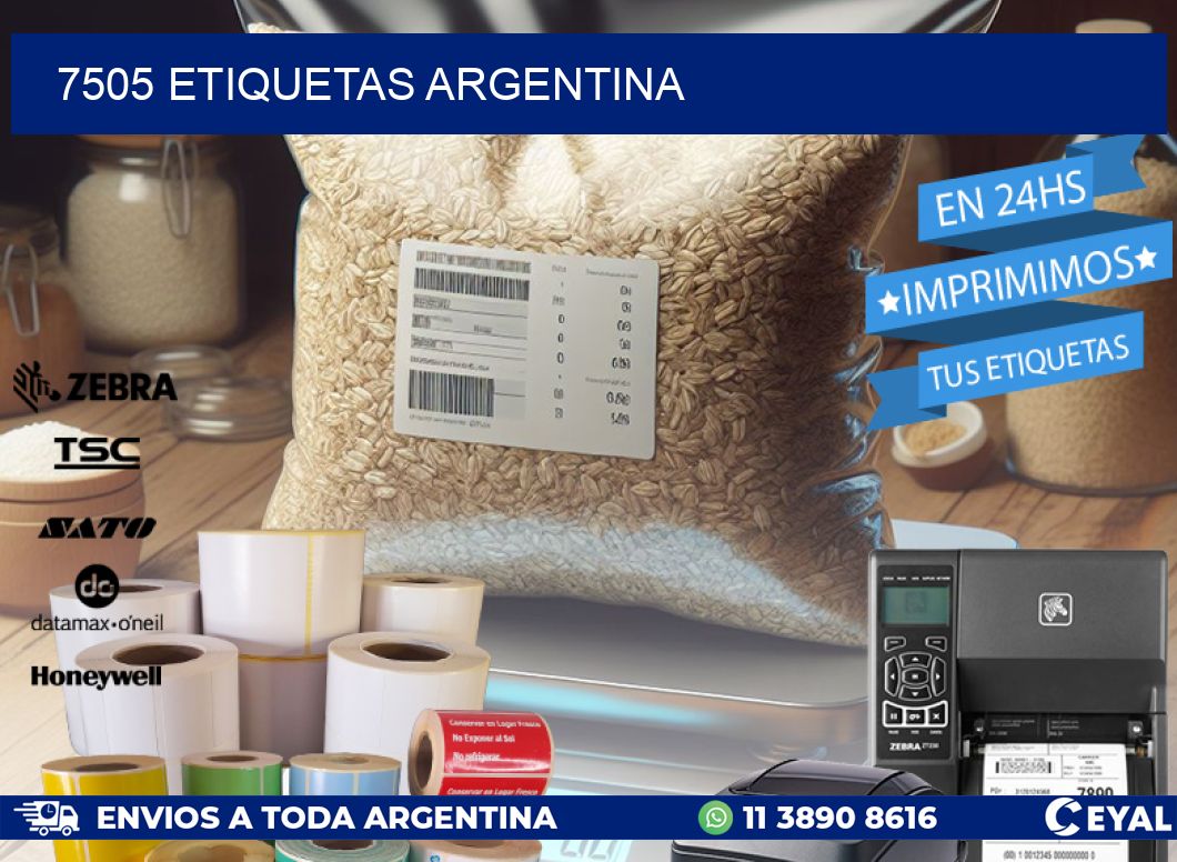 7505 ETIQUETAS ARGENTINA