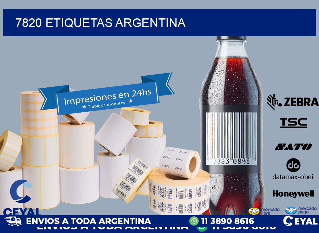 7820 ETIQUETAS ARGENTINA