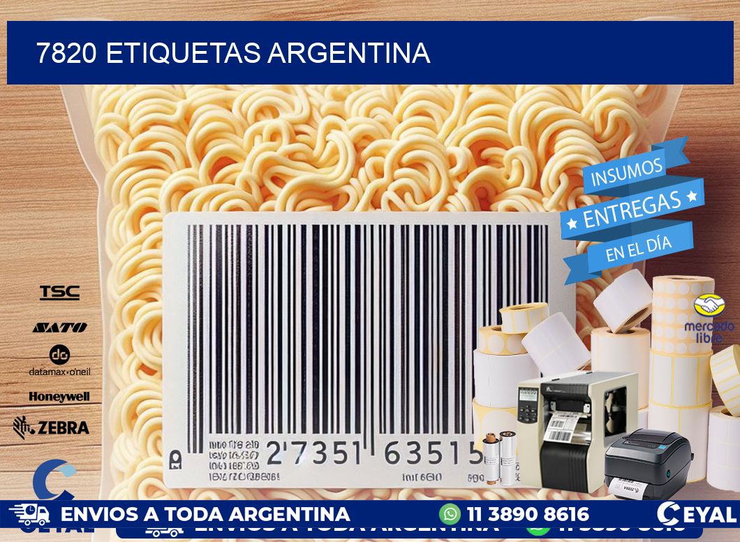 7820 ETIQUETAS ARGENTINA