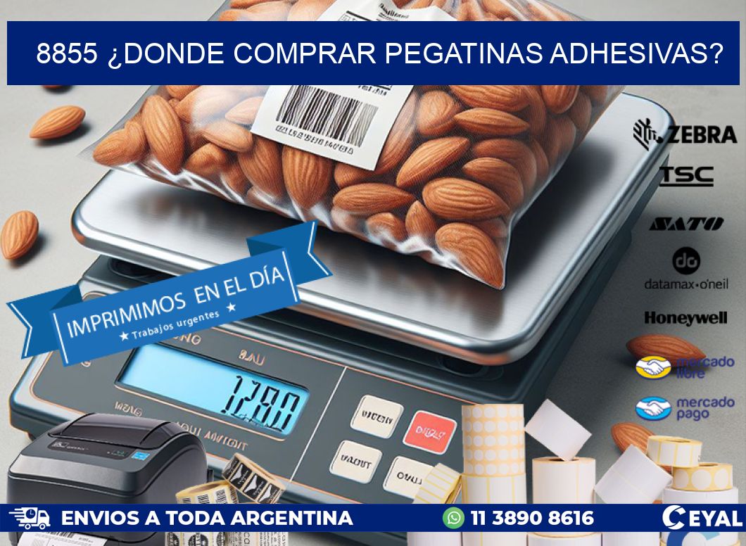 8855 ¿DONDE COMPRAR PEGATINAS ADHESIVAS?