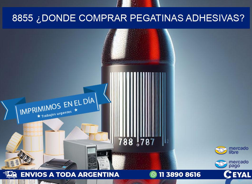 8855 ¿DONDE COMPRAR PEGATINAS ADHESIVAS?