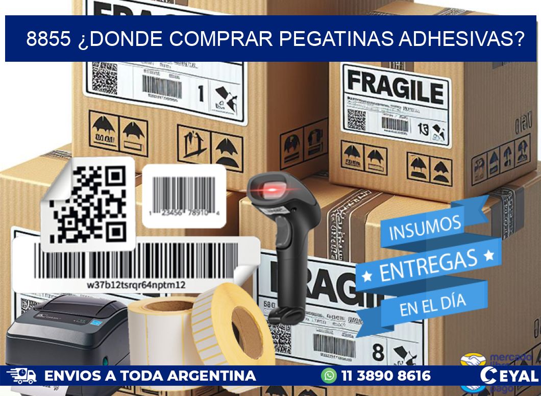 8855 ¿DONDE COMPRAR PEGATINAS ADHESIVAS?