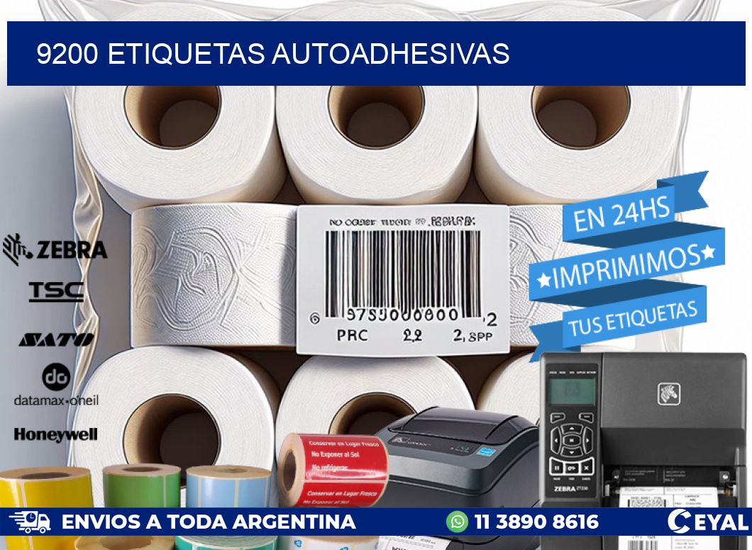 9200 ETIQUETAS AUTOADHESIVAS