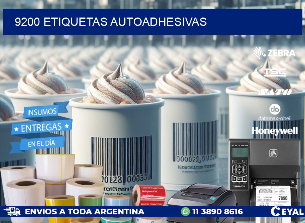 9200 ETIQUETAS AUTOADHESIVAS