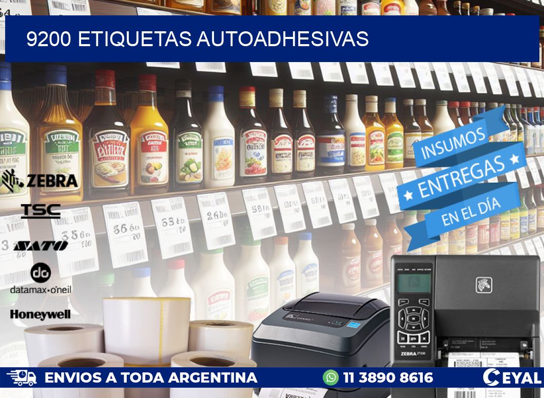 9200 ETIQUETAS AUTOADHESIVAS