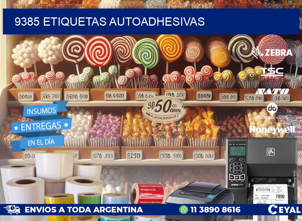 9385 ETIQUETAS AUTOADHESIVAS