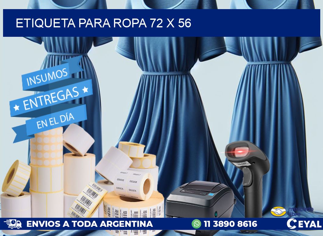 ETIQUETA PARA ROPA 72 x 56