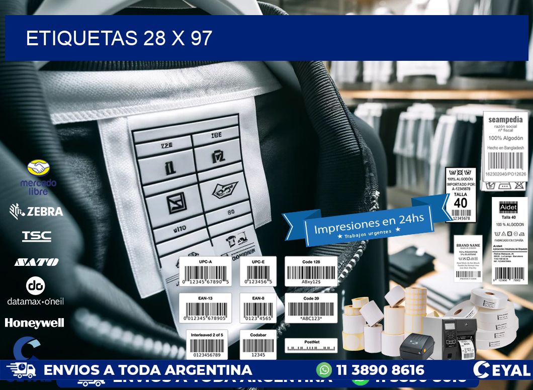ETIQUETAS 28 x 97