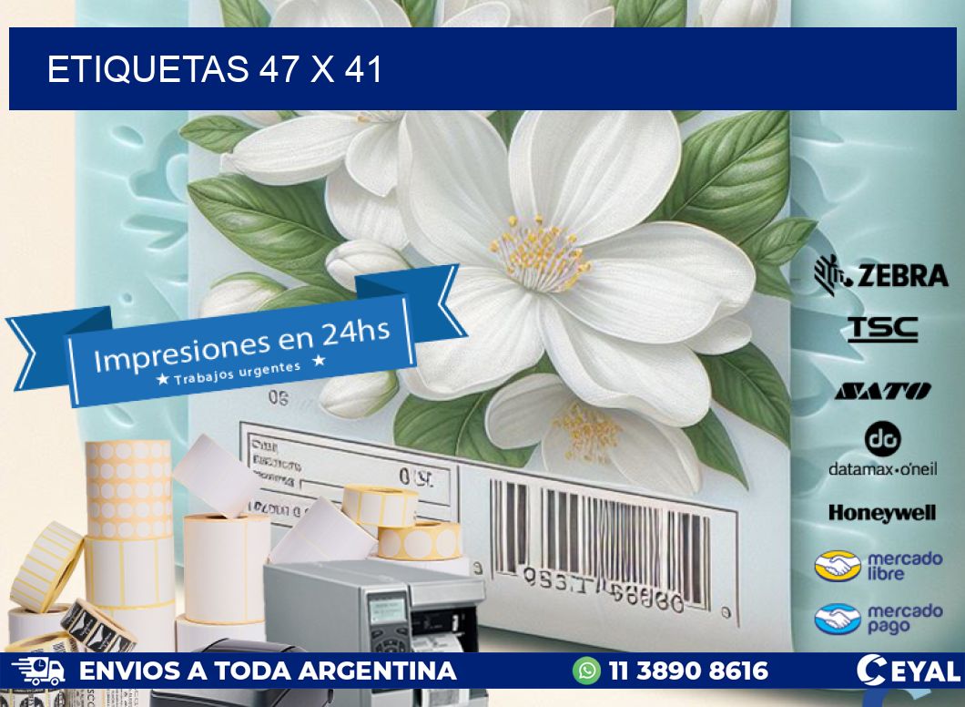 ETIQUETAS 47 x 41