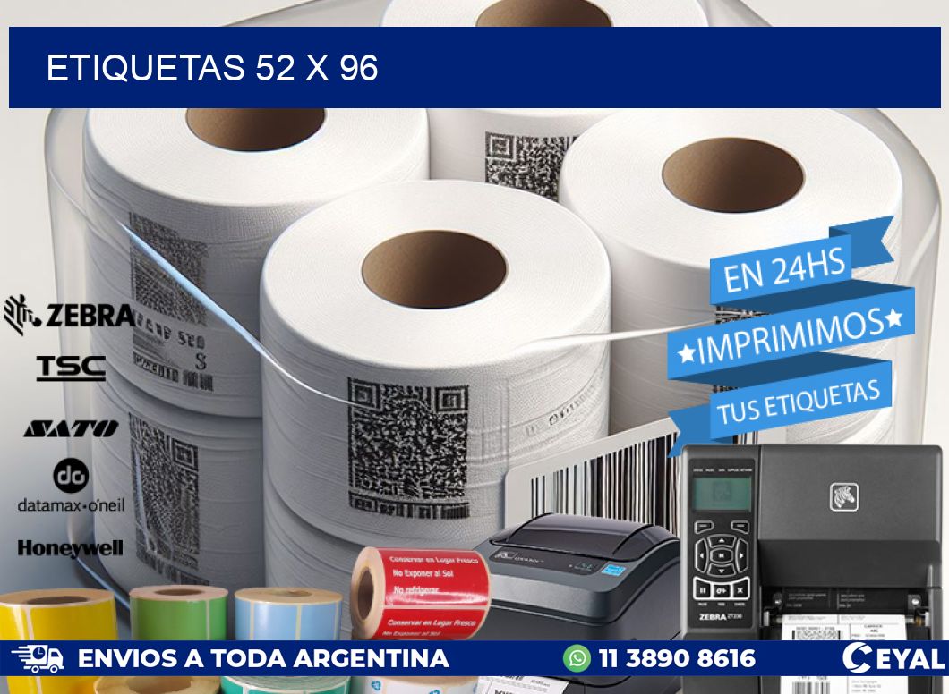 ETIQUETAS 52 x 96