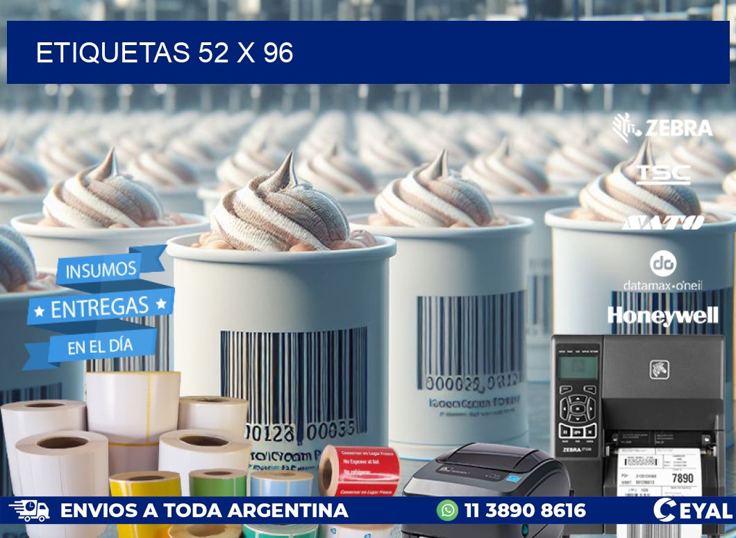 ETIQUETAS 52 x 96