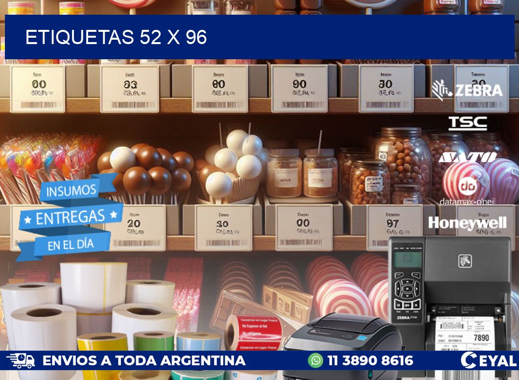 ETIQUETAS 52 x 96