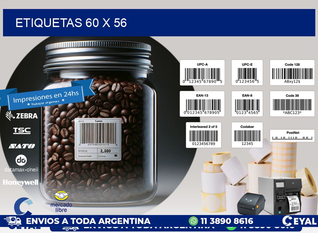 ETIQUETAS 60 x 56