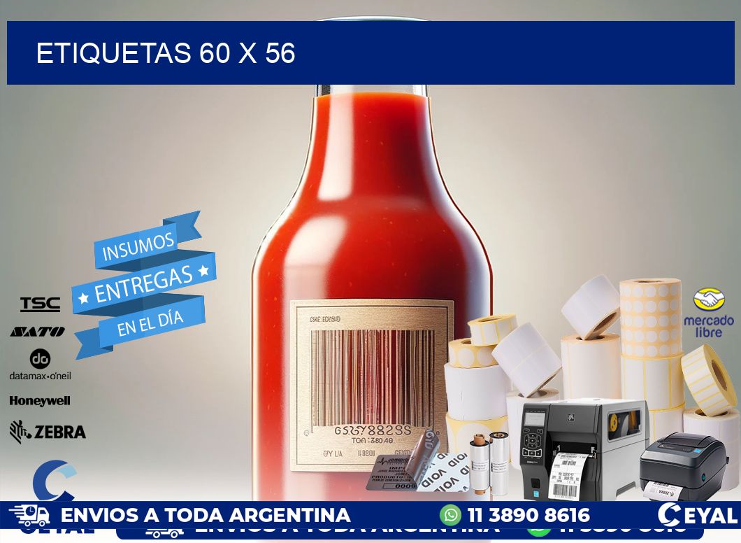 ETIQUETAS 60 x 56