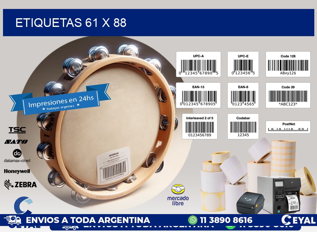 ETIQUETAS 61 x 88