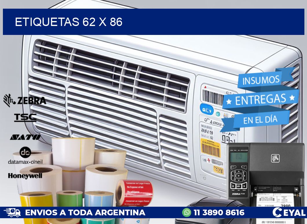 ETIQUETAS 62 x 86