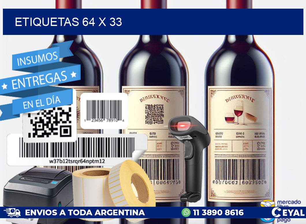 ETIQUETAS 64 x 33