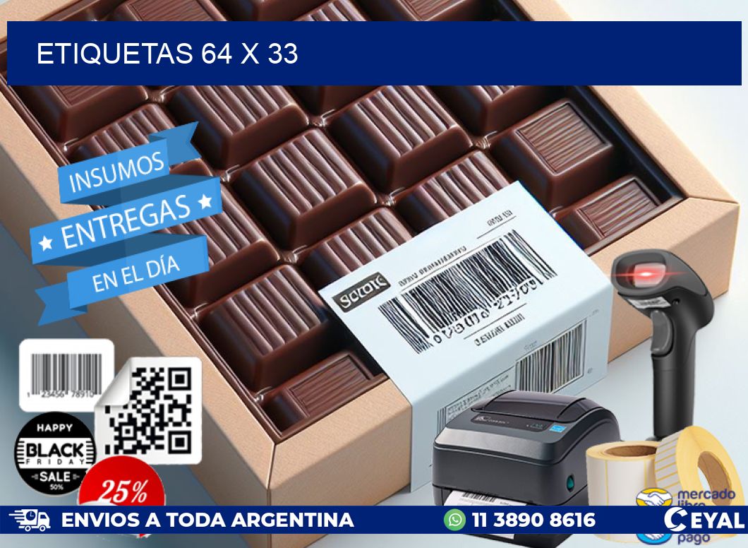 ETIQUETAS 64 x 33
