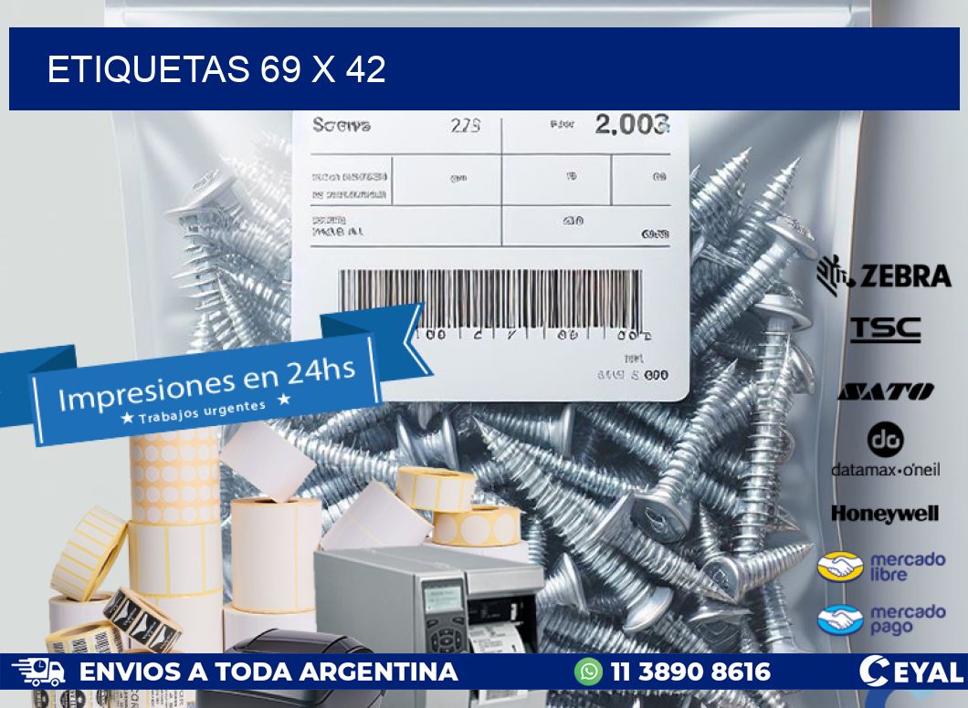 ETIQUETAS 69 x 42