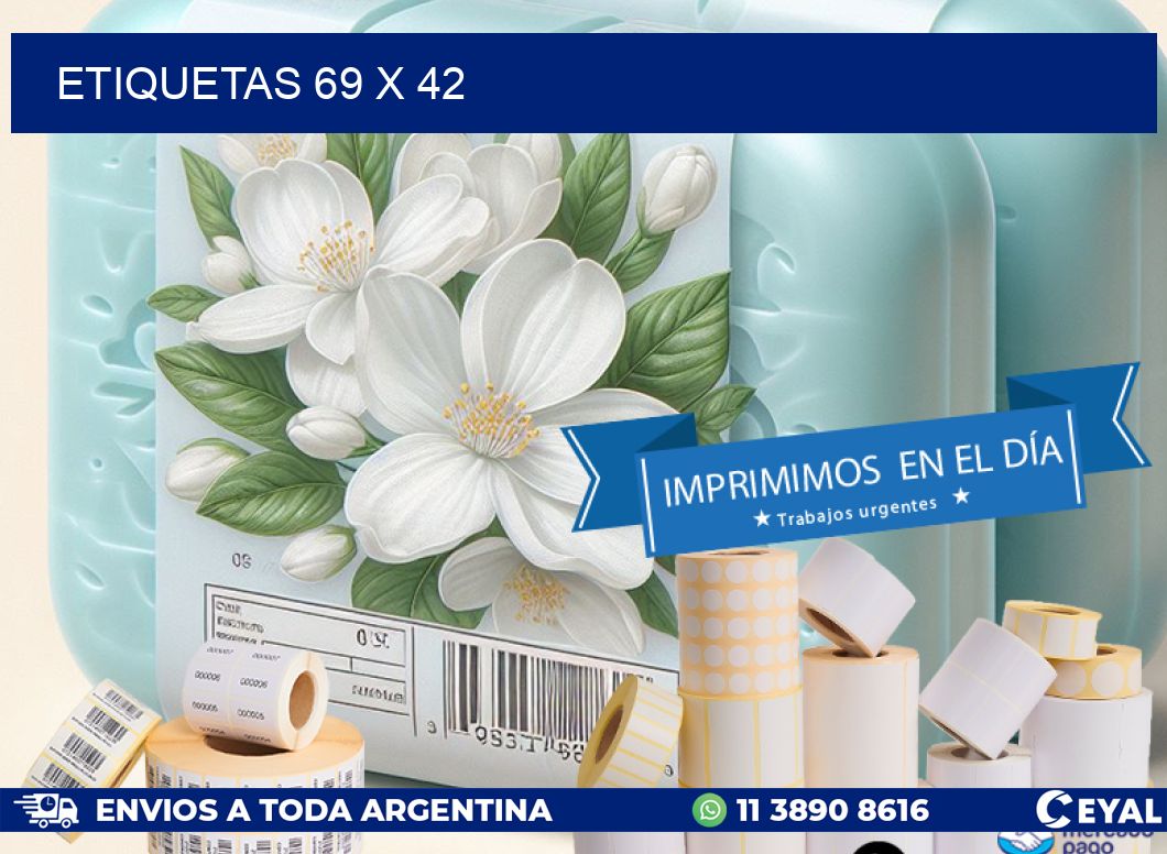ETIQUETAS 69 x 42