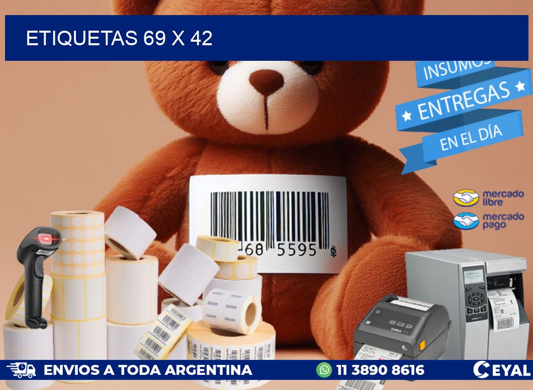ETIQUETAS 69 x 42