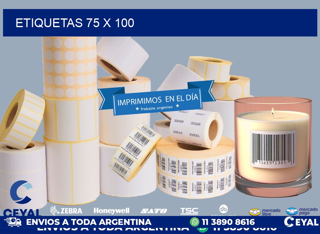 ETIQUETAS 75 x 100